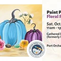 Paint Party – Floral Pumpkins @ Gathered by Josephine's