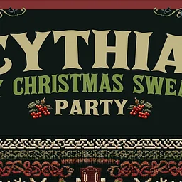SCYTHIAN Ugly Christmas Sweater Party w/s/g 19th Street Band