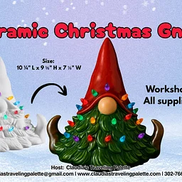 Ceramic Gnome Christmas Tree Workshop* November 15th at 12pm