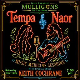 Tempa and Naor with Keith Cochrane