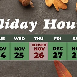 Thanksgiving Holiday Hours