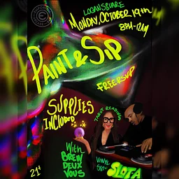 Paint & Sip: Glowing in the Dark