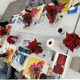 WORKSHOP: Poinsettia in Pastels