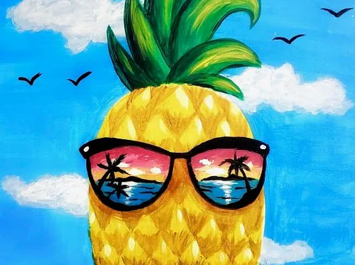 Tampa Paint Party – Beach Pineapple