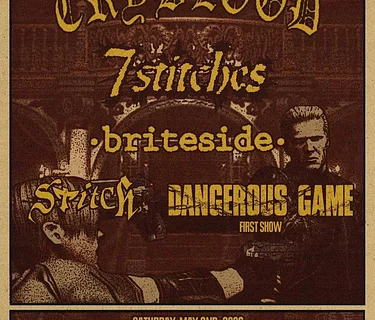 WTTF Presents : Cry Blood, 7Stitches, Briteside, Stitch & Dangerous Game