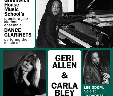 Dance Clarinets perform the music of Geri Allen and Carla Bley