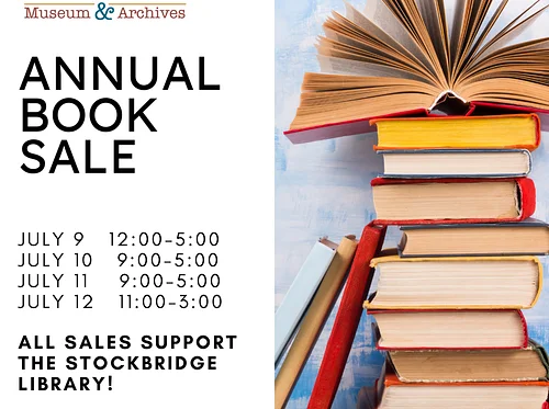 Annual Book Sale for Stockbridge Library