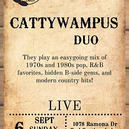 Live Music – Cattywampus Duo