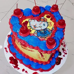 Chucky x Hello Kitty Cake w/ @cakeeplug