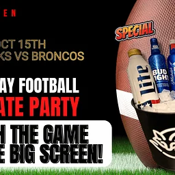 THURSDAY NIGHT FOOTBALL ON THE BIG SCREEN