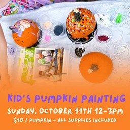 Kid’s Pumpkin Painting