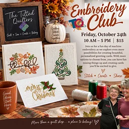 SS-EMBROIDERY CLUB: TQ Embroidery Club 2026 (October 24)