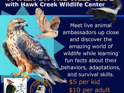 A Talk on the Wild Side with Hawk Creek Wildlife Center