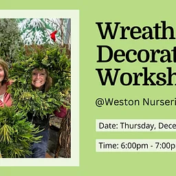 Wreath Decorating Workshop – Chelmsford