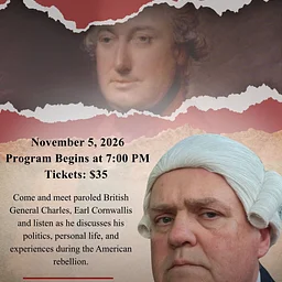 History Speaks Lecture Series: Bill Rose As General Cornwallis