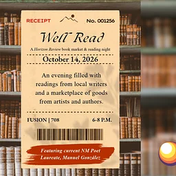 Horizon Review presents Well Read: A Book Market and Reading Night